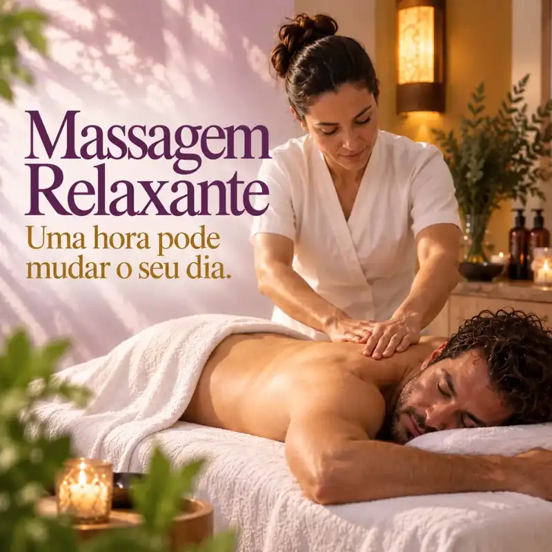 Massagem Relaxante para Aliviar o Estresse